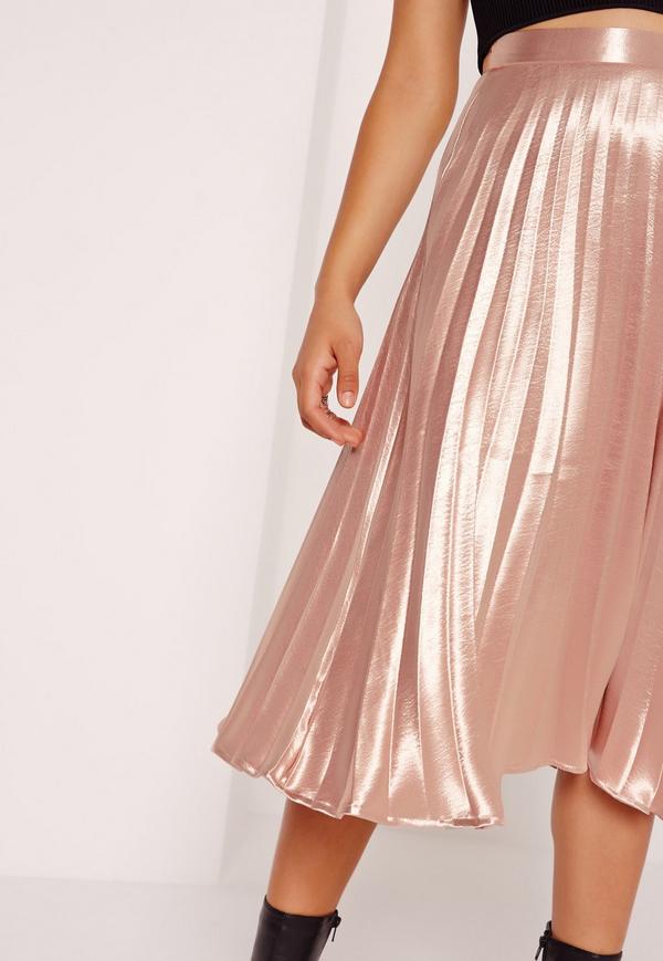 full-pleated-midi-skirt-rose-gold